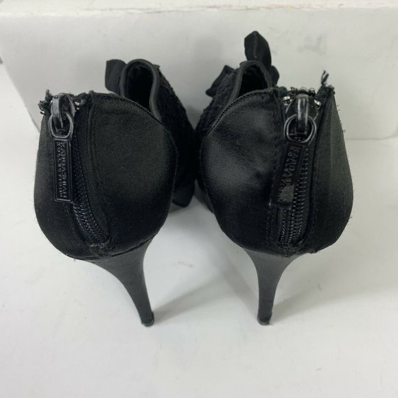 Kardashian Kollection Ruffle Lace Heels Wm Sz 9 - Picture 3 of 7